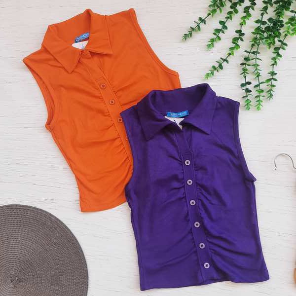 کراپ یقه دار