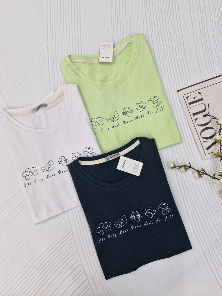تیشرت قارچ و برگ