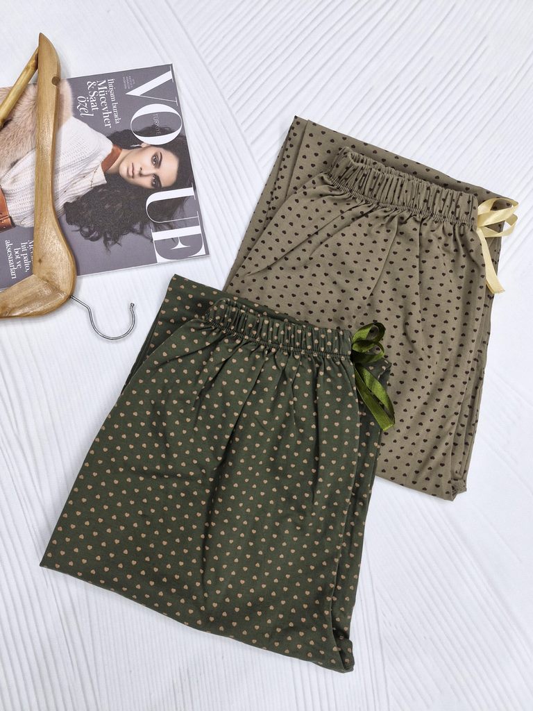 شلوار راحتی قواره دار قلبی